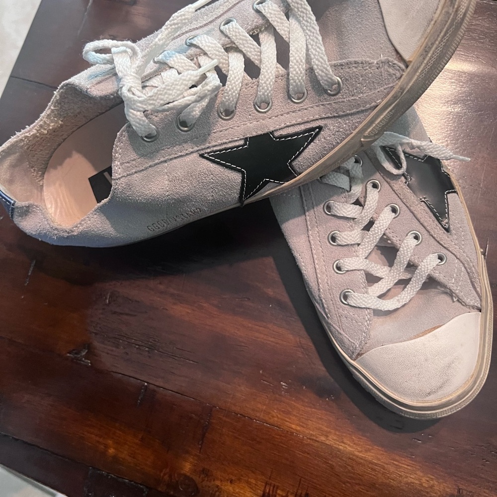 Golden Goose Gray Sneakers with Black ⭐️ - Picture 2 of 7